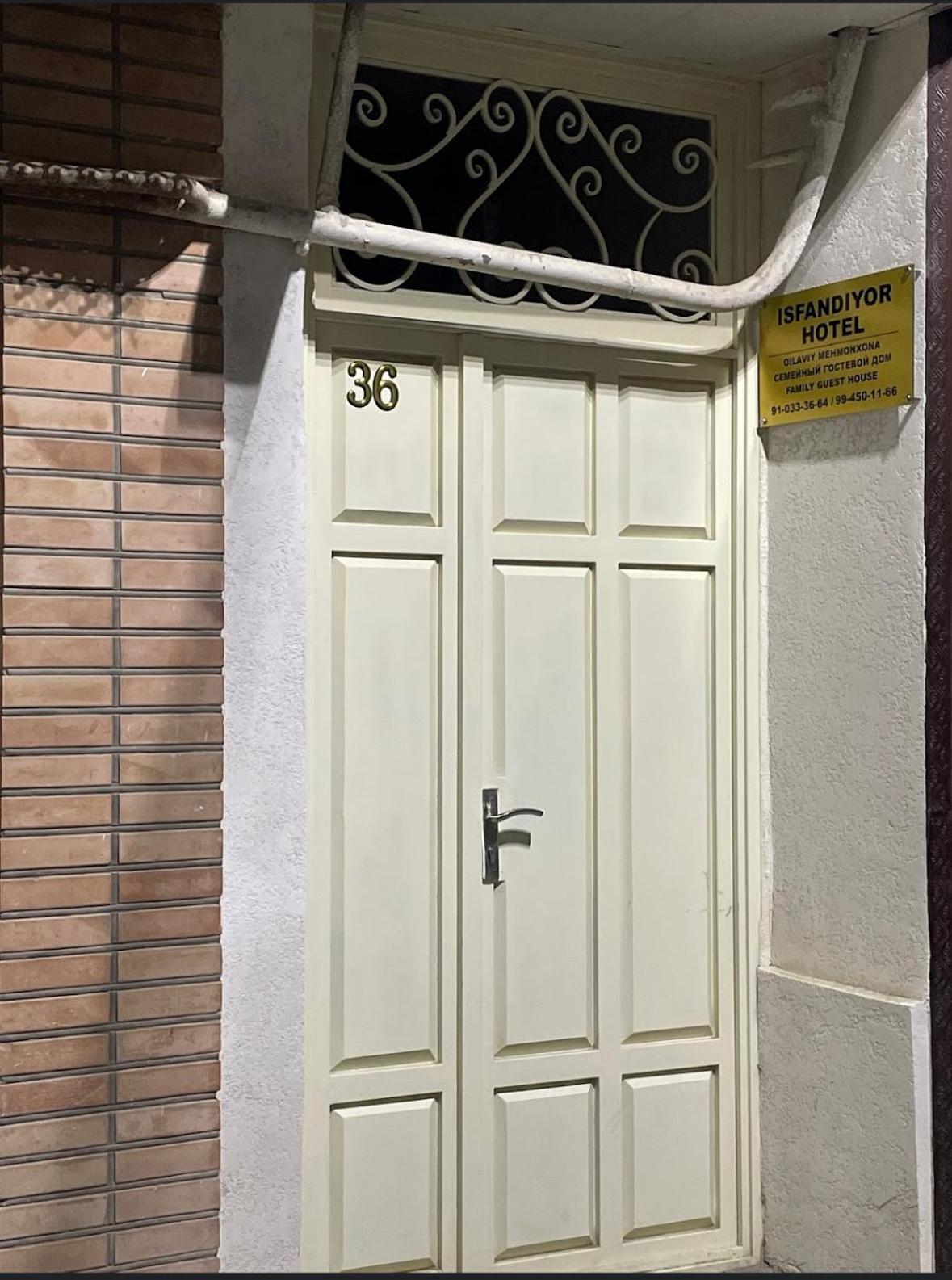 Isfandiyor Hotel Samarcanda Exterior foto